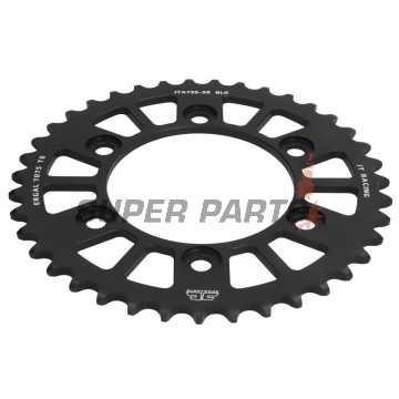 Заден пиньон -JT- JTA735,39, 39 зъба, алуминиев, Ducati 851 851 1989-1992, 888 888 1993-1994, 900 900 1991-1992, 907 907 1991-1992, Monster 400 2001-2008, Monster 600 1994-2001, Monster 620 2002-2006, Monster 695 2007-2008