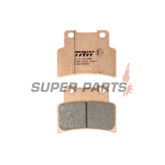 Накладки -TRW- MCB785SV, Aprilia Mana, RS, Shiver, Dorsoduro; Yamaha MT, YZF-R125 - 125, 750, 850, 900, 1200cc, 2007-2017