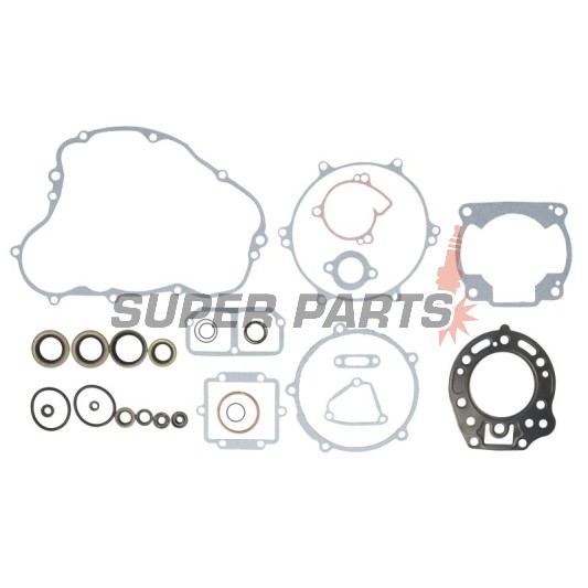 Пълен комплект гарнитури за двигател -WINDEROSA- Kawasaki KDX 200 1989-1990, 1993-1994