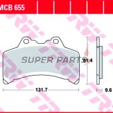 Накладки -TRW- MCB655, Yamaha GTS1000 / GTS1000A ABS (1993-2000)