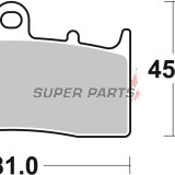 Накладки -BREMBO- 07GR62SR, BMW K 1200/1300R, K 1200LT, K 1300GT, R 850/1100/1150/1200 (GS, RT, GS Adventure, CL, C, S, Rockster) (2000-2016)