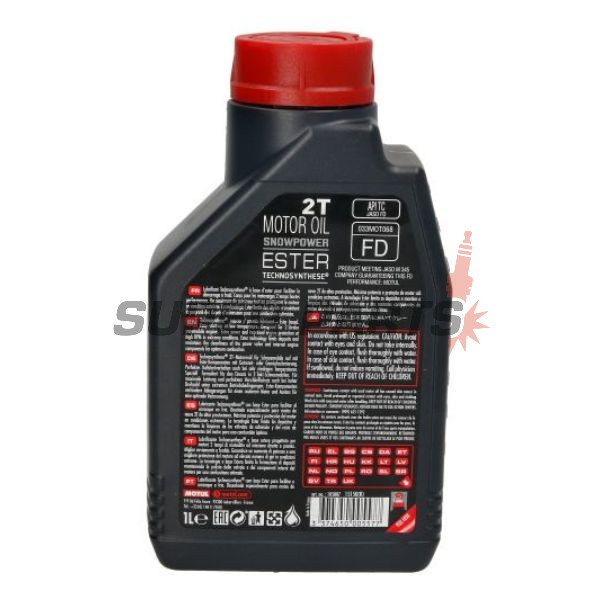 2-тактово масло -MOTUL- SNOWPOWER, 2T, пълна синтетика, 1L