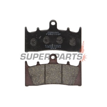 Накладки -FERODO- FDB2144P, Kawasaki ZX-6R/ZX-9R/ZX-12R Ninja (1996-2003), Suzuki GSF1200 Bandit, GSX1300R Hayabusa, GSX-R1000 (1999-2007)