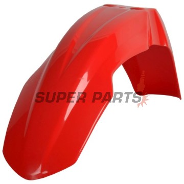 Преден Supermoto калник -POLISPORT- червен, HONDA CR, CRF 125/250/450 2004-2009