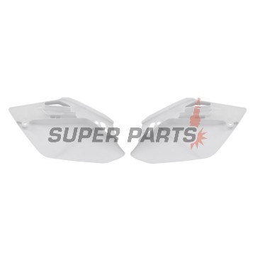 Задни странични пластмаси -POLISPORT- бели, HONDA CR 150 2007-2023
