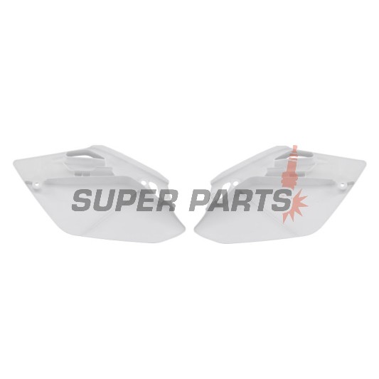 Задни странични пластмаси -POLISPORT- бели, HONDA CR 150 2007-2023