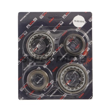 Лагери за предница комплект -RMS- Aprilia SR 125 2012-2015, Gilera Nexus 125 2008, 2010, Gilera Nexus 300 2008-2010, Piaggio X-Evo 125/250 2007-2016, Piaggio X-Evo 400 2007-2011, Piaggio X7 125 2008-2010