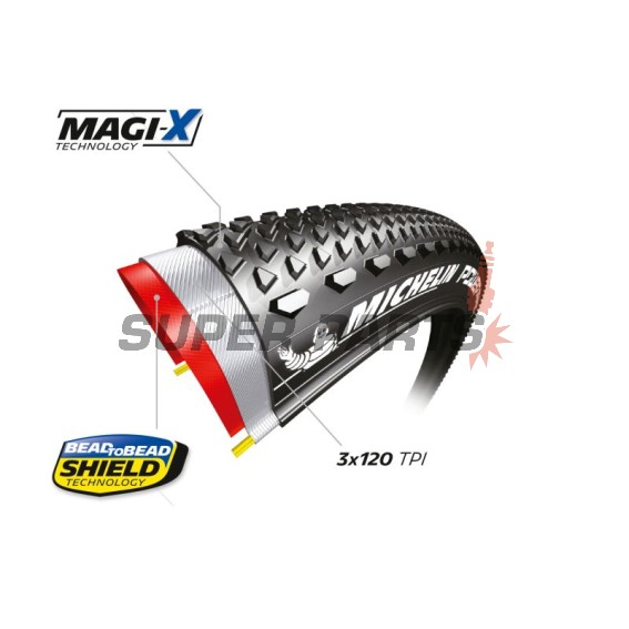 Велосипедна гума -MICHELIN- 700X33C, POWER GRAVEL