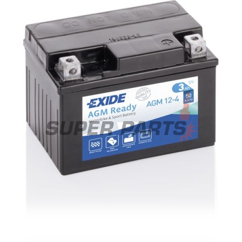 Акумулатор -EXIDE- YTX4L-BS READY, 3Ah 12V