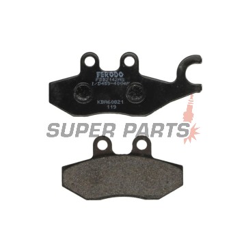 Накладки -FERODO- FDB2142AG, Aprilia SR, Sportcity; Derbi Boulevard; Vespa/Piaggio 946, Beverly, Carnaby, Fly, GT, GTS, GTV, Granturismo, Hexagon, Liberty, MP3, Primavera, Skipper, Sprint, Typhoon, X7, X8, X9, X10 (2000-2017)