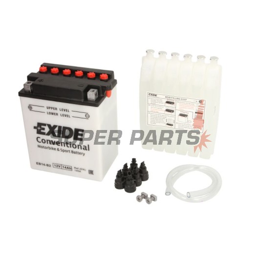 Акумулатор -EXIDE- YB14-B2, 14Ah 12V
