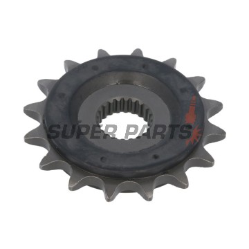 Преден пиньон -JT- JTF402,16RB, 16 зъба, с гумен демпфер, Aprilia AF1 125 1988-1992, Pegaso 650 1998-2004, Tuareg 250 1985-1989, BMW F 650 1994-2007, G 650 2007-2008, 2011-2015, Husqvarna TR 650 2013-2014