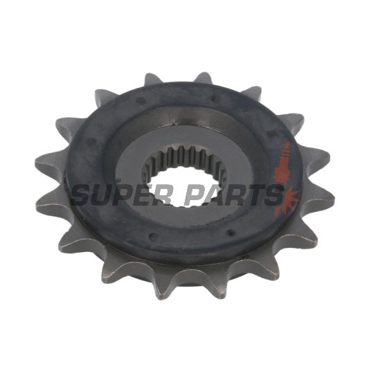 Преден пиньон -JT- JTF402,16RB, 16 зъба, с гумен демпфер, Aprilia AF1 125 1988-1992, Pegaso 650 1998-2004, Tuareg 250 1985-1989, BMW F 650 1994-2007, G 650 2007-2008, 2011-2015, Husqvarna TR 650 2013-2014