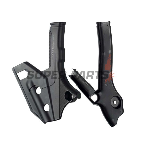 Протектори за рамка -POLISPORT- черни, SUZUKI DR-Z 400 2000-2023