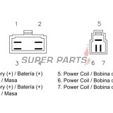 Реле за зареждане -DZE- реле-регулатор, 12V, 35A, YAMAHA XVZ 1200/1300 1983-1993