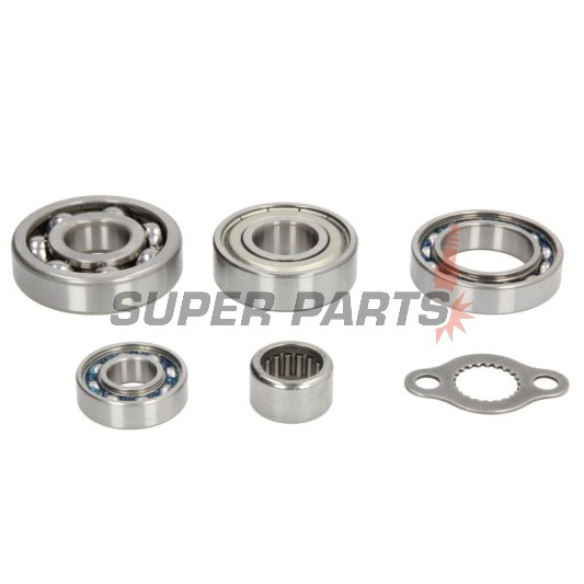 Комплект лагери скоростна кутия -HOT RODS- Honda CR 80 R (86-02); CR 80 RB Big Wheel (96-02); CR 85 R (03-07); CR 85 RB Big Wheel (03-07)