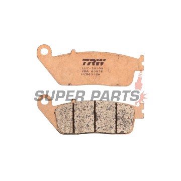 Накладки -TRW- MCB631SH, Honda CBR1000F (1990-1992), Honda RVF750R (1994-1997), Honda ST1100 Pan European / ABS (1990-2001), Kymco People 250 (2004-2005), Yamaha MT-01 1700 (2004-2011), Yamaha X-Max 125 ABS (2011-2012)