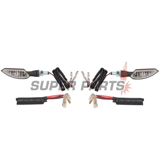 Мигачи комплект -OXFORD- Signal 1, 18 LED, черни
