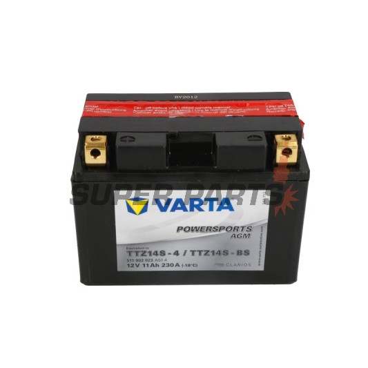 Акумулатор -VARTA- TTZ14S-BS, 11Ah 12V
