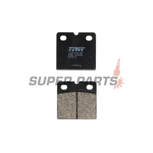 Накладки -TRW- MCB19, Aprilia AF1, Benelli Sei/650, BMW K & R series, Ducati Paso/SS, Laverda RGS/SFC, Moto Guzzi California/Le Mans, MZ ETZ/Saxon, Norton Interpol (1974-2005)