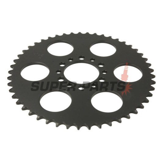 Заден пиньон -JT- JTR845,49, 49 зъба, стоманен, Yamaha DT 200 1985, IT 125 1980-1981, IT 175 1977-1979, SR 250 1980-1996, SRX 250 1987, TT 250 1980-1982, XT 250 1980-1992, YZ 100 1976-1981, YZ 125 1977