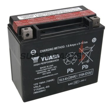 Акумулатор -YUASA- YTX20HL-BS, 19Ah 12V