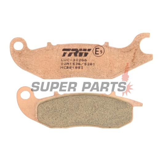 Накладки -TRW- MCB818SI, Derbi Mulhacen 125, Terra 125/125 Adventure, Honda CRF250L, CRF250M