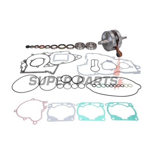 Пълен комплект колянов вал и гарнитури -HOT RODS- KTM 300 EXC (08-11); 300 MXC (08-11); 300 XC (08-14); 300 XC-W (08-16); TE 300 (14)