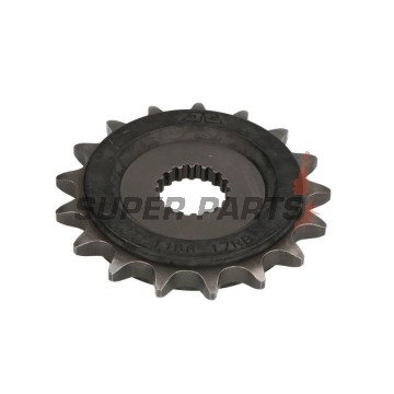 Преден пиньон -JT- JTF1186,17RB, 17 зъба, с гумен демпфер, Triumph Bonneville 1200 2018-2021, Thruxton 1200 2016-2017
