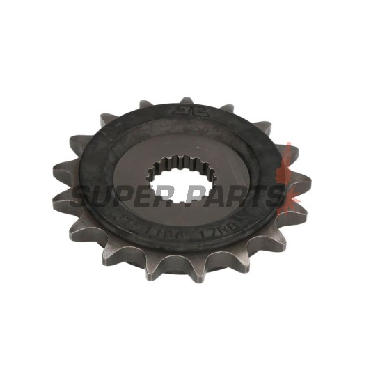 Преден пиньон -JT- JTF1186,17RB, 17 зъба, с гумен демпфер, Triumph Bonneville 1200 2018-2021, Thruxton 1200 2016-2017