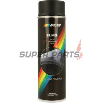 Грунд спрей -MOTIP- акрилен, черен, 500ml