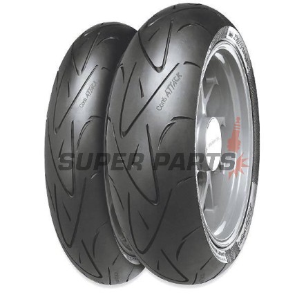 Задна шосейна гума -CONTINENTAL- 190/50ZR17, ContiSportAttack