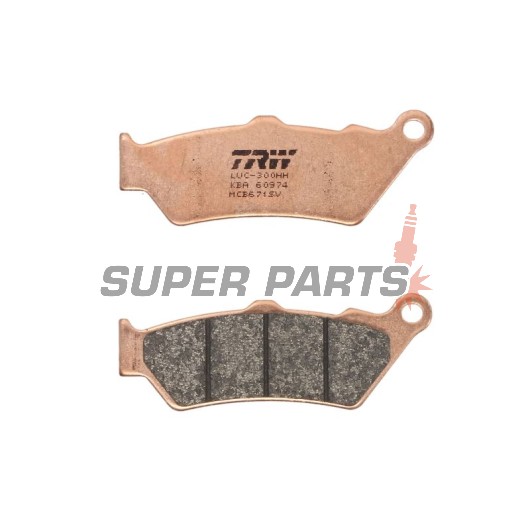 Накладки -TRW- MCB671SV, Aprilia Pegaso 650, BMW F 800 GS, Ducati Scrambler 800, Honda NX Dominator 650, KTM Adventure 990, Moto Guzzi California 1100, Triumph Rocket III 2300, Yamaha XT 660R (1976-2020)