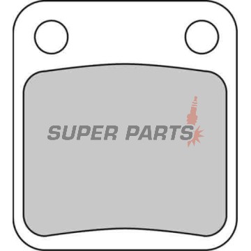 Накладки -FERODO- FDB250EF, Daelim Delfino/NS/Otello/S2/S-Five/History 50-250 1996-2010; Honda CG/CRF 125-150 2003-2016; Kawasaki Eliminator/KLX/KX/KVF/Prairie/Z 65-400 1997-2020; Suzuki DR 125/200 1985-2017; Yamaha YFM Big Bear 350 1999