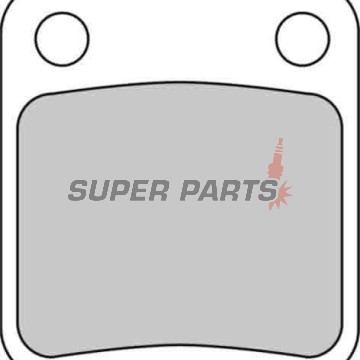 Накладки -FERODO- FDB250EF, Daelim Delfino/NS/Otello/S2/S-Five/History 50-250 1996-2010; Honda CG/CRF 125-150 2003-2016; Kawasaki Eliminator/KLX/KX/KVF/Prairie/Z 65-400 1997-2020; Suzuki DR 125/200 1985-2017; Yamaha YFM Big Bear 350 1999