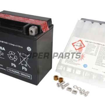 Акумулатор -YUASA- YTX14L-BS, 13Ah 12V