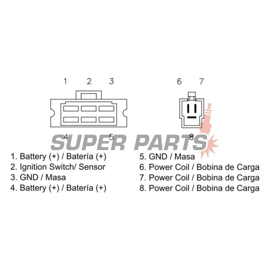 Реле за зареждане -DZE- реле-регулатор, 12V, 25A, HONDA XLV, XRV 600/650 1988-1990