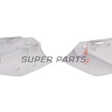 Задни странични пластмаси -POLISPORT- бели, KAWASAKI KX 250 2004-2005