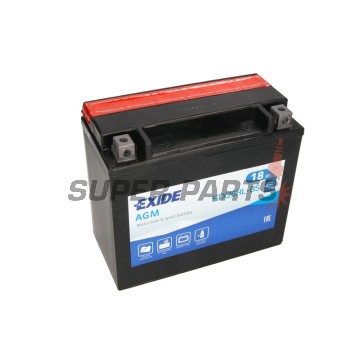 Акумулатор -EXIDE- YTX20HL-BS, 18Ah 12V