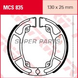 Накладки (челюст) -TRW- MCS835, 130x25mm, Honda CT 110X, Lead 100, NES 125, PS 125i/150i, SH 125/150