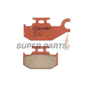 Накладки -BREMBO- 07GR50SD, Bombardier DS 650 / Outlander 330-500 / Quest 650 Max, Cannondale 400-440, Suzuki Vinson 500 / KingQuad 700X (2000-2005)