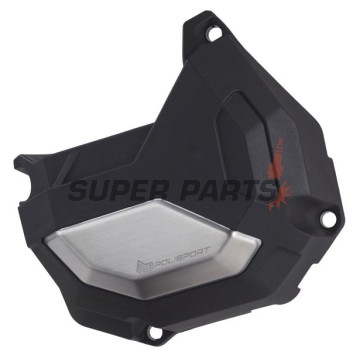 Предпазител за капак на статора -POLISPORT- черен, KAWASAKI NINJA, Z 650 2017-2021