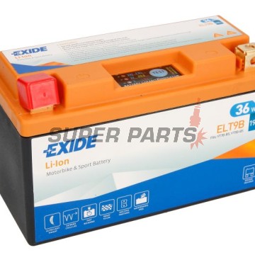 Акумулатор -EXIDE- ELT9B, 42Wh (3Ah), 12V, Lithium-ion