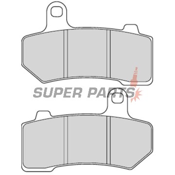 Накладки -FERODO- FDB2210ST, Harley Davidson Road King / Electra Glide / Tri Glide / Street Glide / Road Glide, V-Rod / Night Rod / Street Rod / V-Rod Muscle 1100-1803 2006-2016