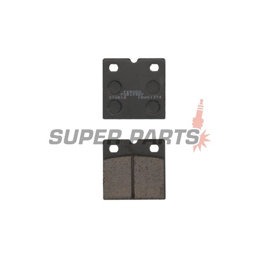 Накладки -FERODO- FDB108EF, Aprilia AF1, Benelli 350/500/650/SEI, BMW K/R/K1, Ducati Monster/SS/Paso, Laverda, Moto Guzzi California/Le Mans, MZ ETZ/Saxon/Silver Star 1974-2007