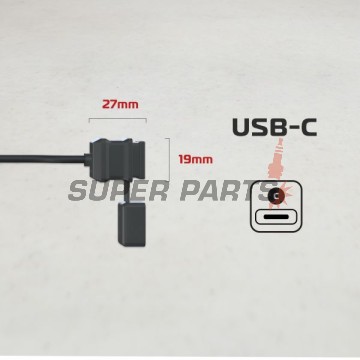 USB адаптер -OXFORD- 12V, 3Ah (type C)